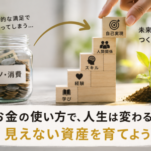 お金の使い方と自己投資｜無形資産に変換し、価値のあることにお金を使う