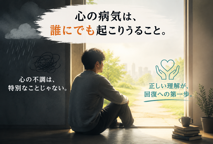 特別なことじゃない心の不調のイメージ