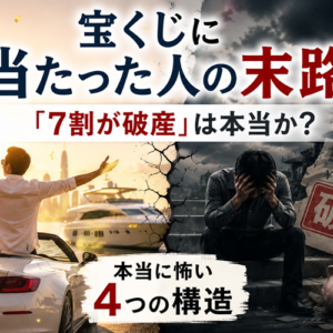 宝くじに当たった人の末路｜「7割が破産」の真偽と本当に怖い4つの構造