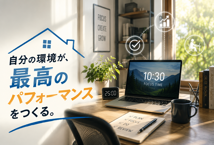 自分の環境が最高のパフォーマンスをつくるイメージ