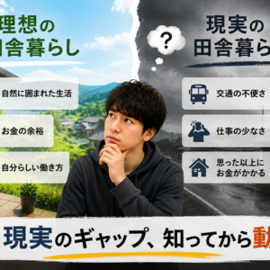 地方移住のリアル｜山奥の田舎で育った私が語る、理想と現実のギャップとメリット・デメリット
