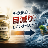 今の安心が目減りしているイメージ