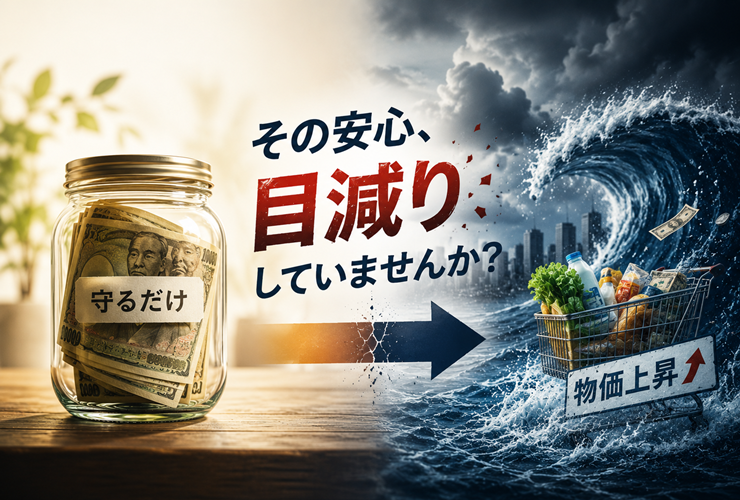 今の安心が目減りしているイメージ