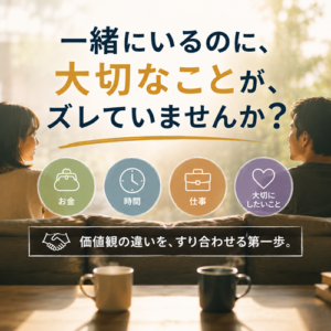 パートナーとの価値観のズレ｜離婚した私が、再婚で最初にやった「設計」の話