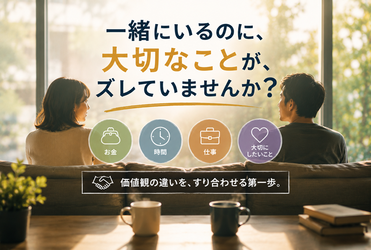 価値観の違いをすり合わせる第一歩のイメージ