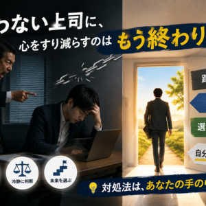 上司と合わないときの合理的な対処法｜30社を渡り歩いた私の結論