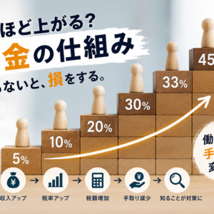 所得税の仕組み｜累進課税と「昇給すると損」の誤解をわかりやすく解説