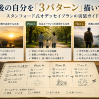 5年後の自分を「3パターン」描くイメージ