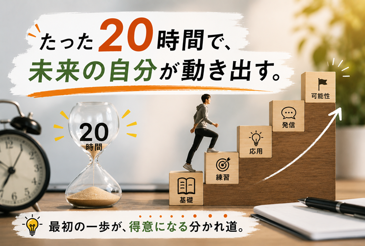 たった20時間の訓練で未来の自分が動き出すイメージ