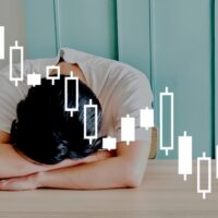 損失に落ち込む人