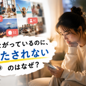 SNSでつながっているのに孤独な理由｜現代人の孤独の正体と向き合い方