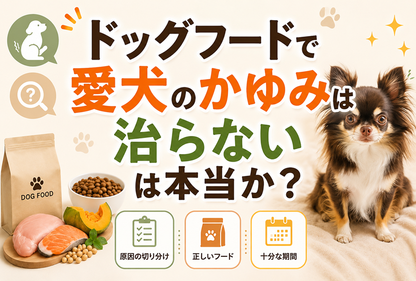 「ドッグフードで愛犬のかゆみは治らない」は本当か