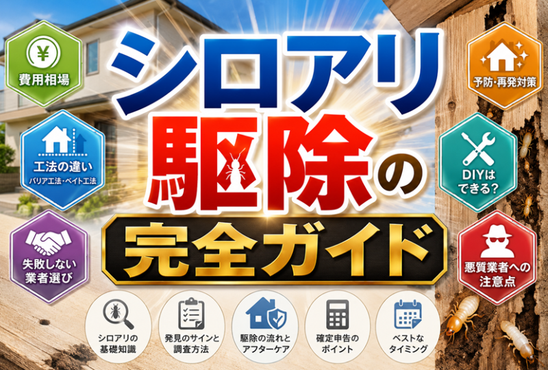 シロアリ駆除の完全ガイド