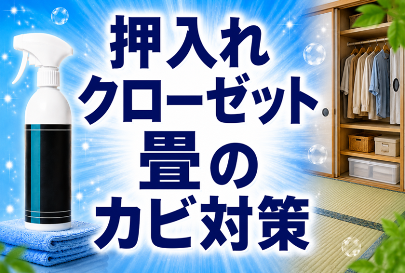 押入れ・クローゼット・畳のカビ対策