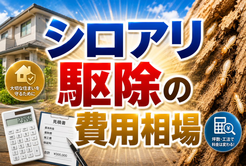 シロアリ駆除の費用相場