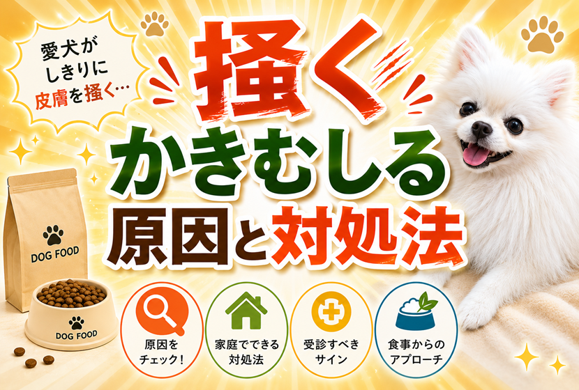 愛犬が皮膚を掻く・かきむしる原因と対処法