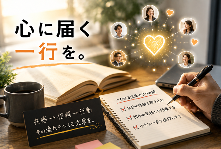 心に届く1行のイメージ