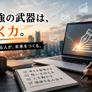 文章力はビジネスパーソン最強のスキル｜なぜ最重要なのかをAI時代から解説