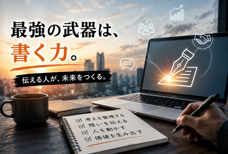伝える人が未来をつくるイメージ