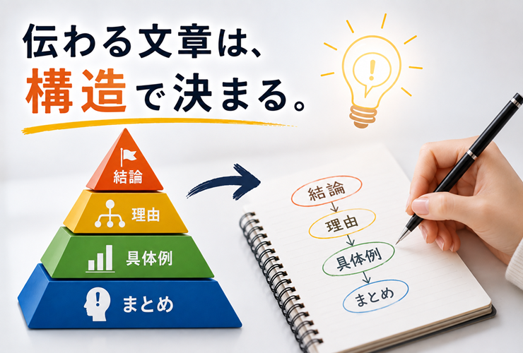 伝わる文章は構造で決まるイメージ
