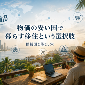 物価の安い国で暮らすという選択肢｜移住で生活は楽になるのか