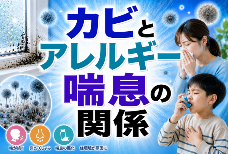 カビとアレルギー・喘息の関係
