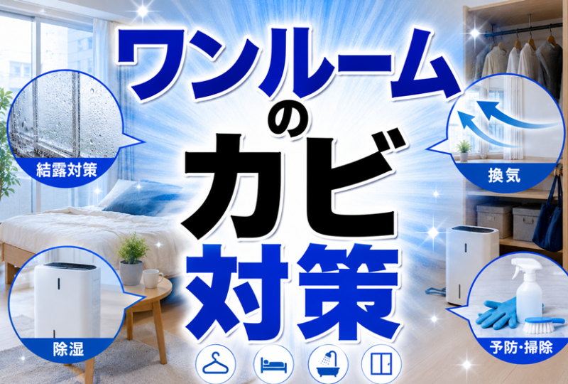 ワンルームのカビ対策