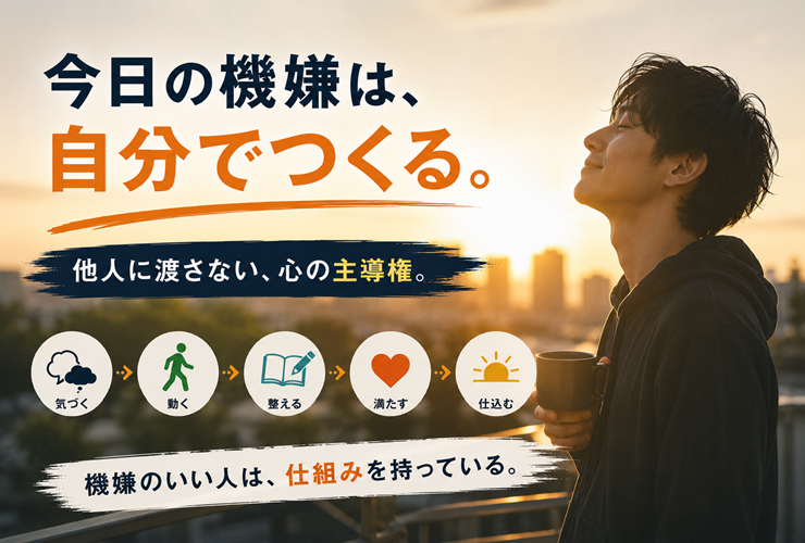 心の主導権を他人に渡さないイメージ