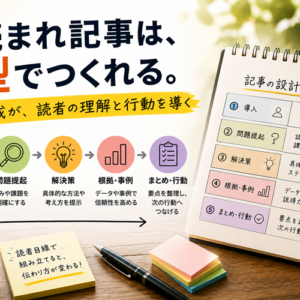 ブログ記事の書き方｜読まれる構成テンプレートと作り方の手順