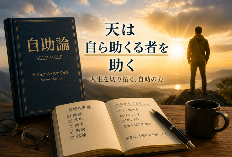 人生を切り拓く自助の力のイメージ