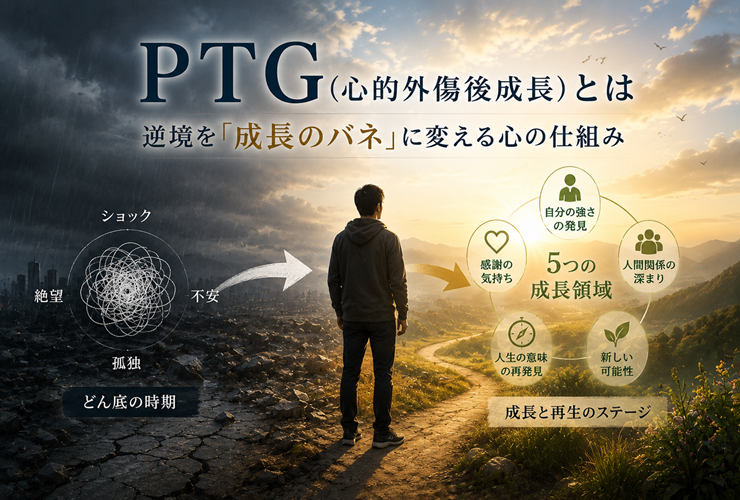 PTG（心的外傷後成長）のイメージ