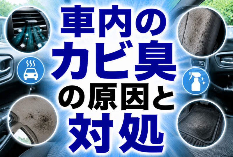車内のカビ臭の原因と対処