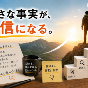 自分を褒めるのが苦手な人へ｜無理に褒めなくていい、認めればいい