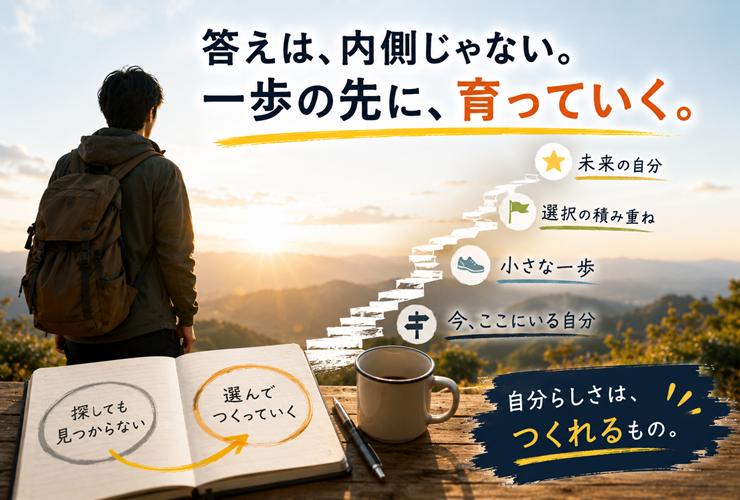 自分らしさはつくれるものだというイメージ