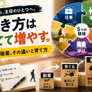 副業と複業の違いとは｜これからは「副業を複業に育てる」発想で