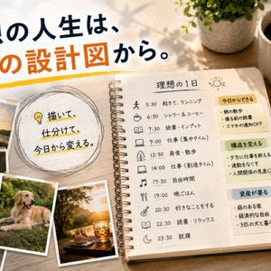 「理想の1日」の描き方と逆算のコツ｜人生の設計は1日単位でいい