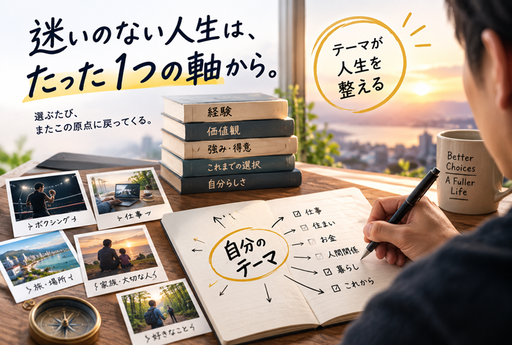 テーマが人生を整えるイメージ