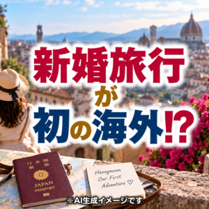 ハネムーンが初めての海外旅行！？｜不安を分解する