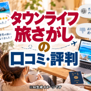 タウンライフ旅さがしの口コミ・評判｜良い声と注意点を検証