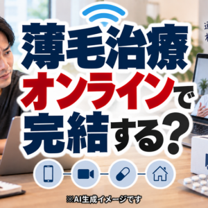 AGAのオンライン診療と通院の違い｜どちらを選ぶか