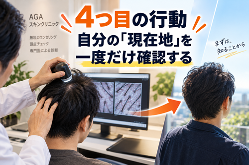 4つ目の行動──自分の「現在地」を一度だけ確認するイメージ