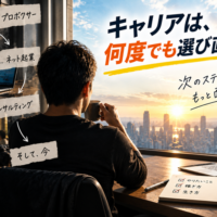 キャリアは何度でも選び直せるイメージ
