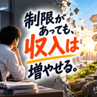 制限があっても収入は増やせるイメージ