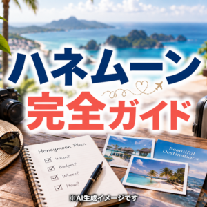 ハネムーンの準備完全ガイド｜行き先・費用・手配の全体像