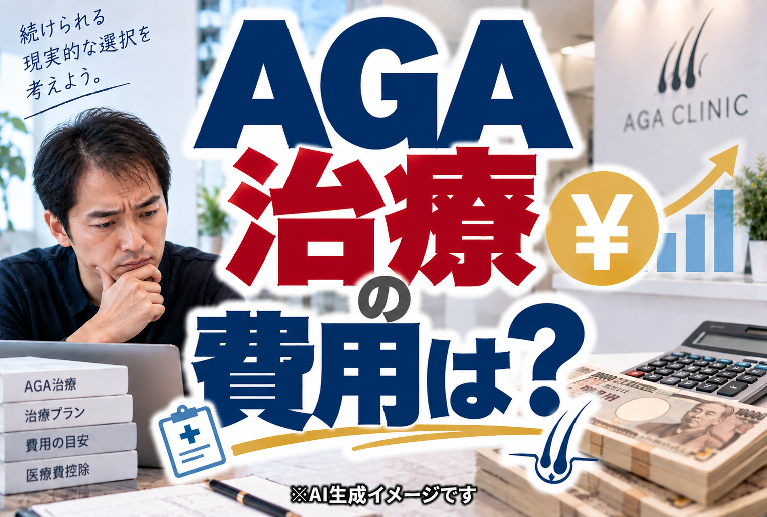 AGA治療の費用のイメージ