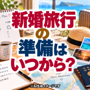 新婚旅行の準備はいつから？結婚式と並行する段取りスケジュール