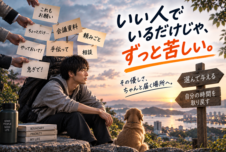 いい人でいるだけじゃずっと苦しいイメージ